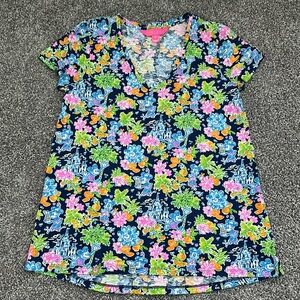 Disney Lilly Pulitzer Top Shirt Tee